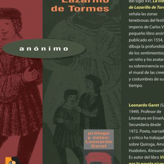 Vida de Lazarillo de Tormes, la